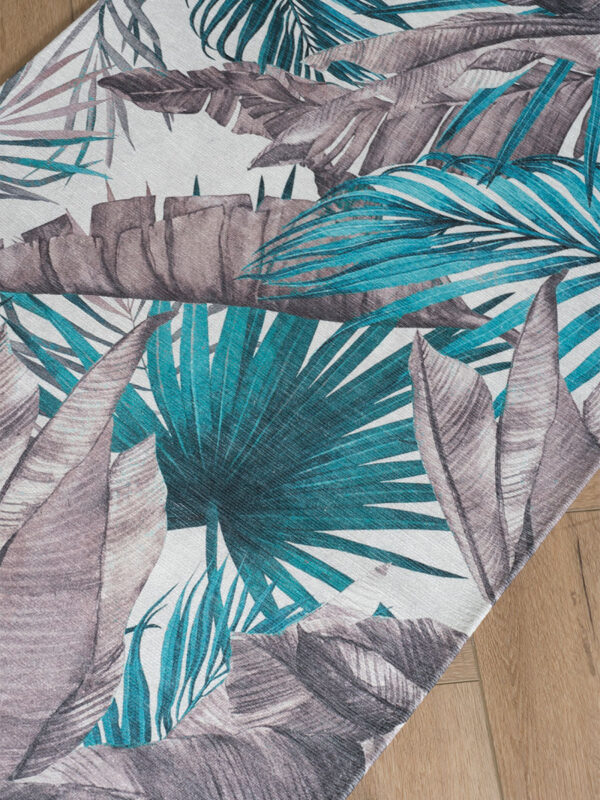 Vloerkleed Palm Green 70 x 140 cm