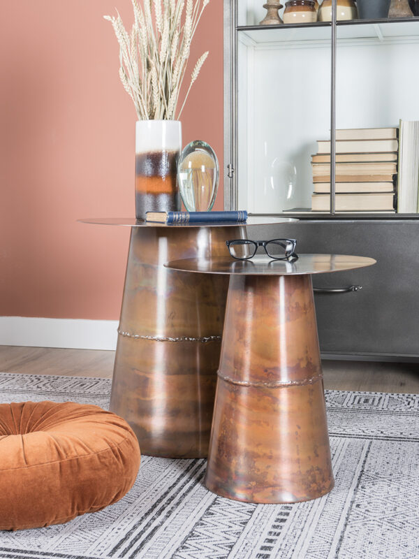 Salontafel Comterra - 49 x 49 cm - Copper