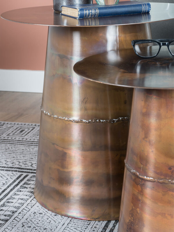 Salontafel Comterra - 49 x 49 cm - Copper