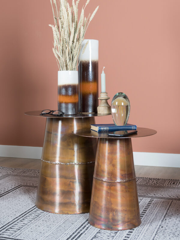 Salontafel Comterra - 49 x 49 cm - Copper