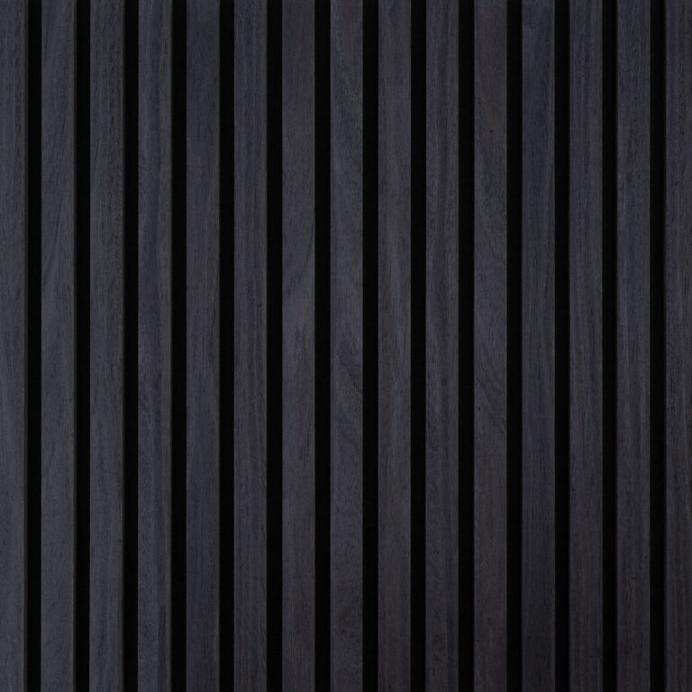Akoestisch Wandpaneel Zwart - 280 x 60 x 2.2 cm - Lattenwand