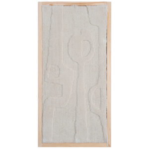 Wanddecoratie Devin Naturel - Wool Hanging 40 x 80 cm