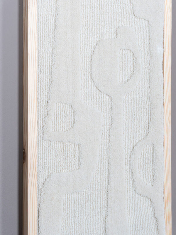 Wanddecoratie Devin Naturel - Wool Hanging 40 x 80 cm