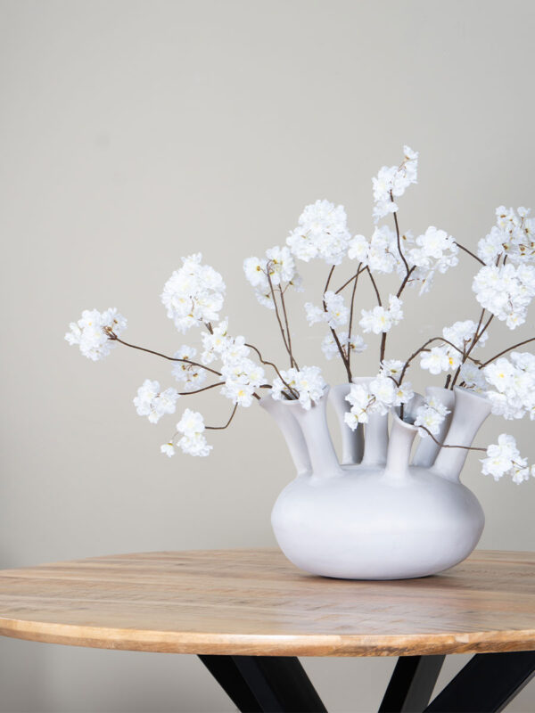Tulpenvaas Antique Wit M