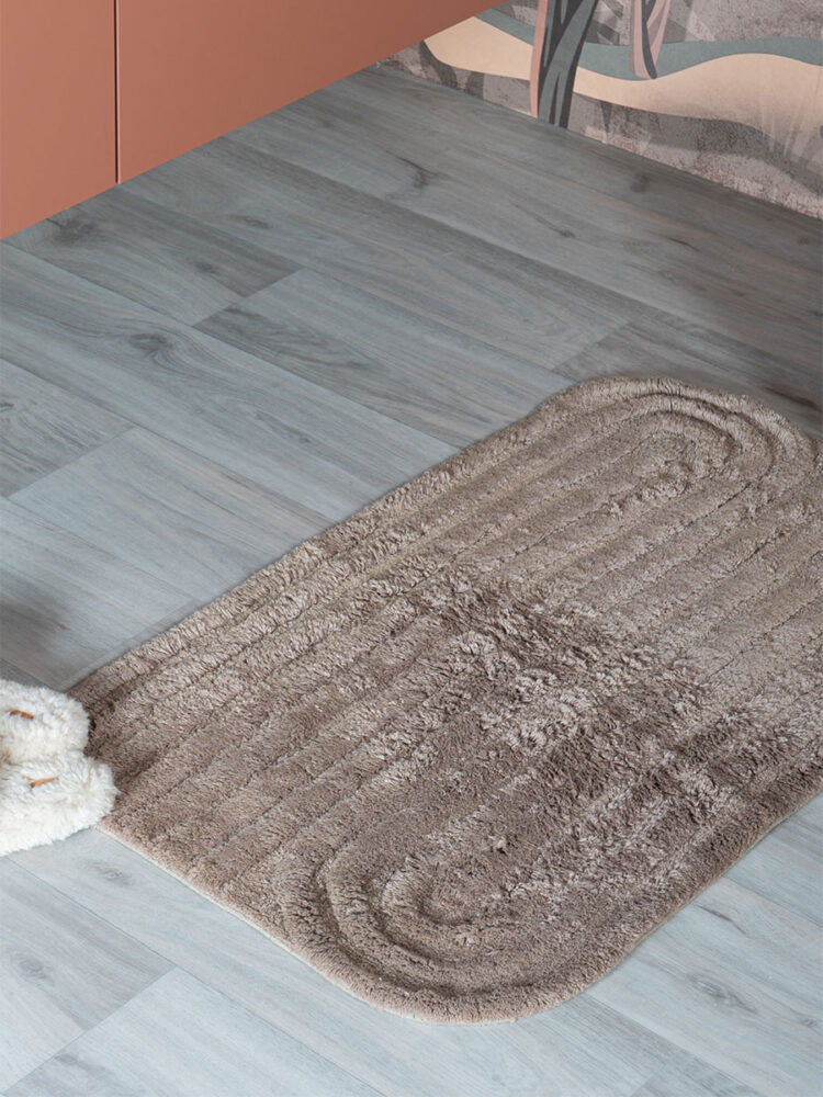 Badmat Benja - Taupe 60 x 100 cm