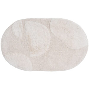 Badmat Boaz - Creme Ovaal 60 x 100 cm