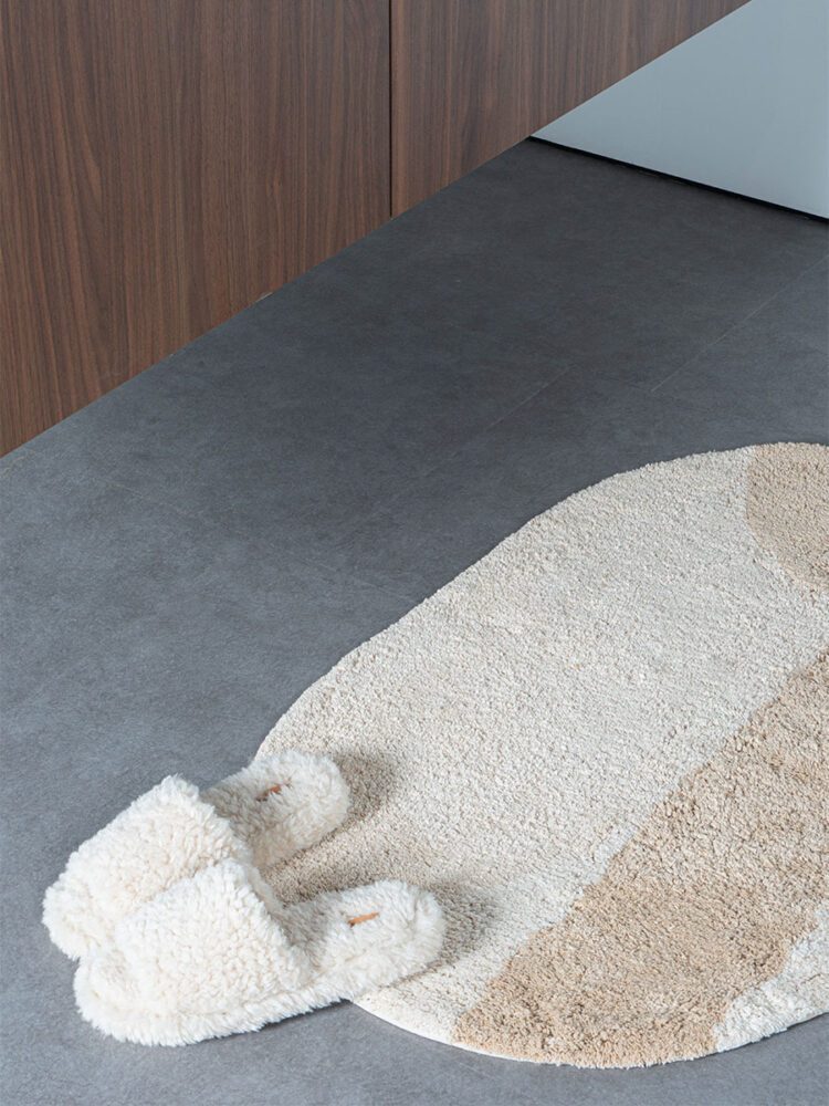 Badmat Bowie - Creme Ovaal 60 x 100 cm