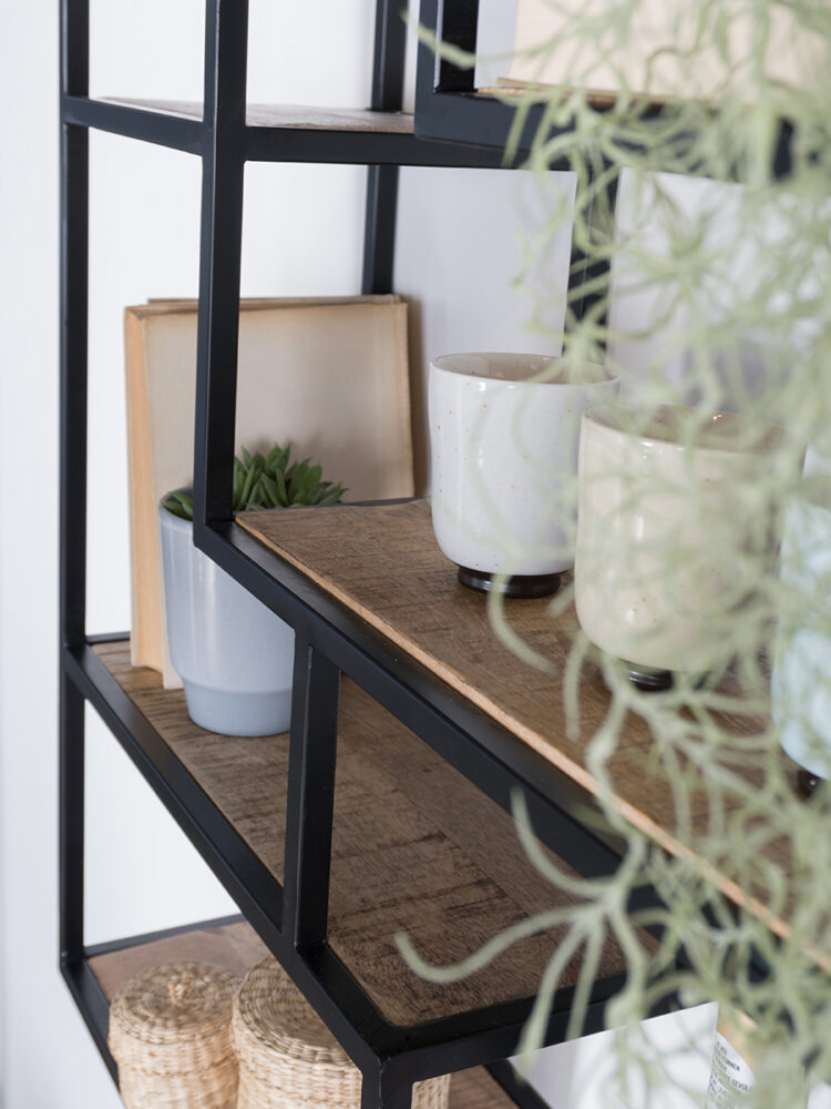 Wandkast Huub Hout - 73 x 73 x 21 cm