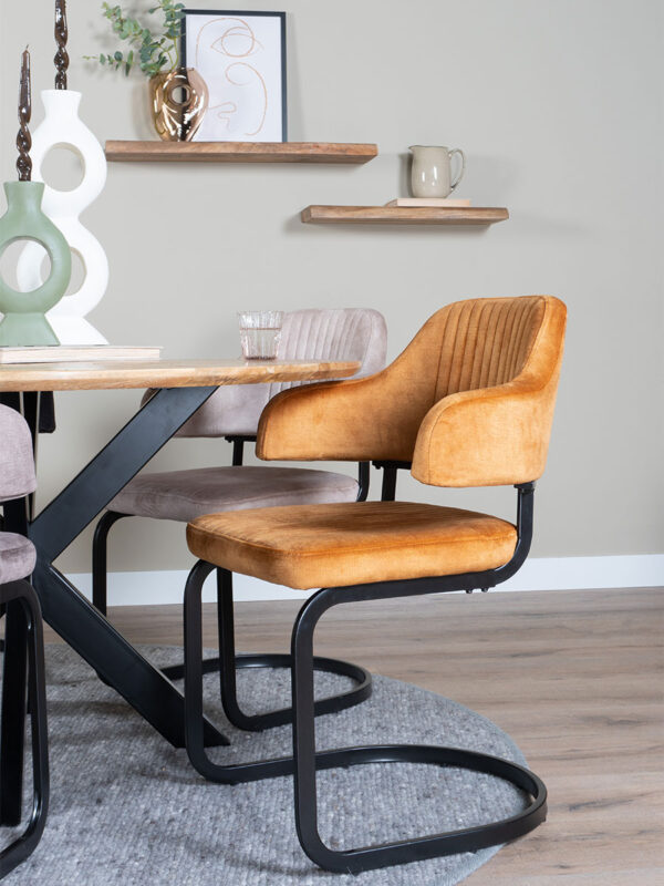 Eetkamerstoel Fox Oker 11 - Vintage Velvet