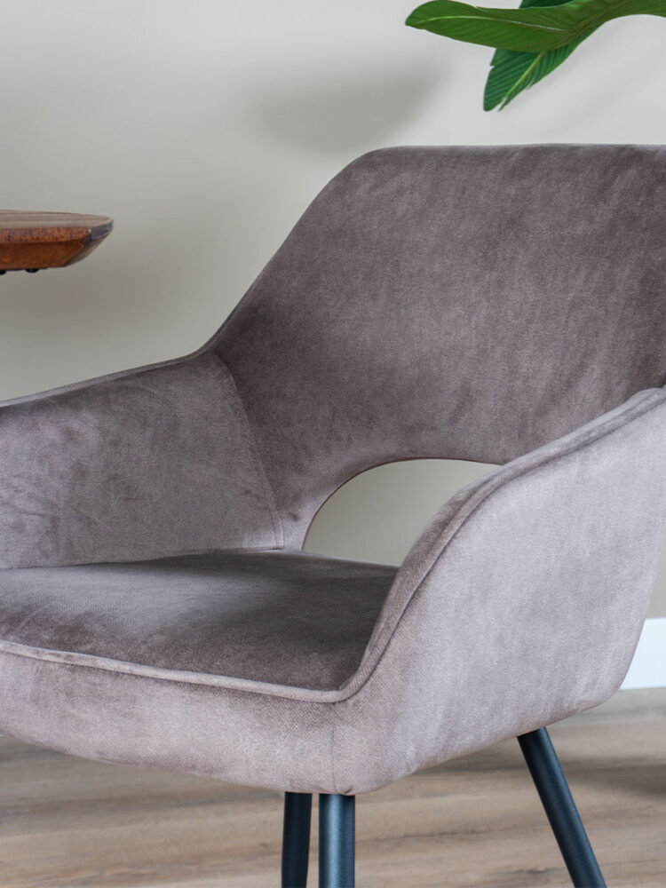 Eetkamerstoel Gina - Ramses - Taupe - Afbeelding 8