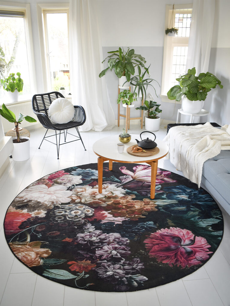 Vloerkleed Flores Rond ø120 cm