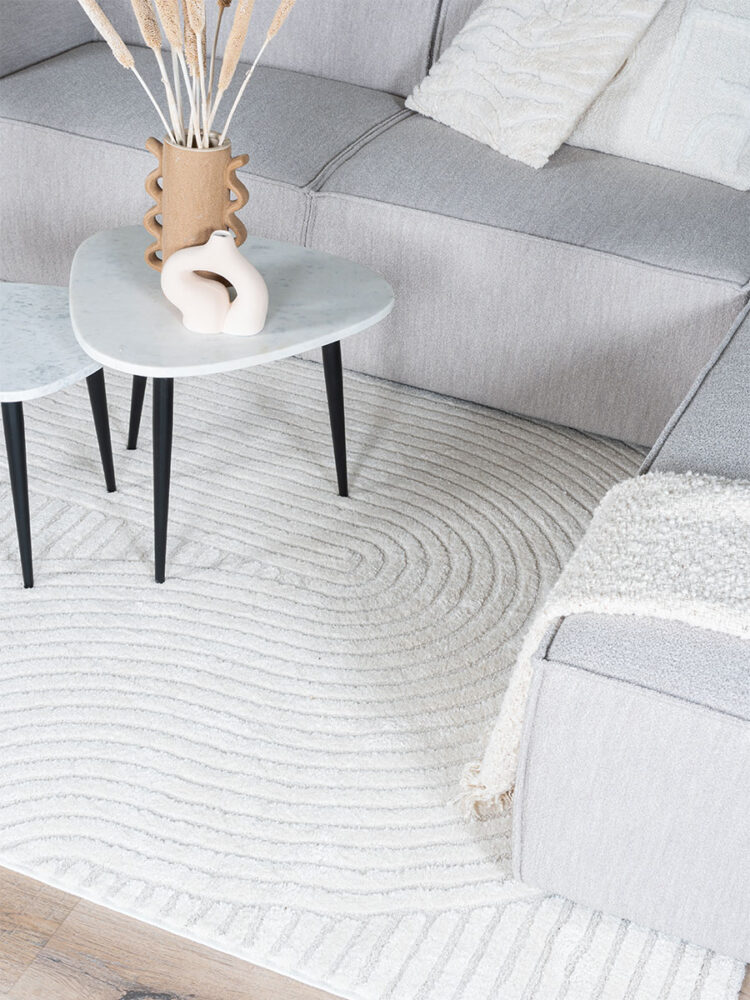 Vloerkleed Ella Cream 280 x 380 cm