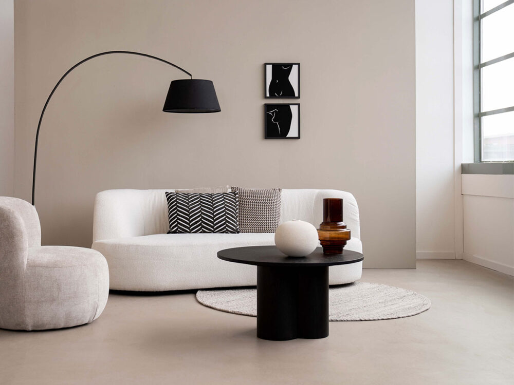 Vloerkleed Pebbel 834 - Rond ø200 cm