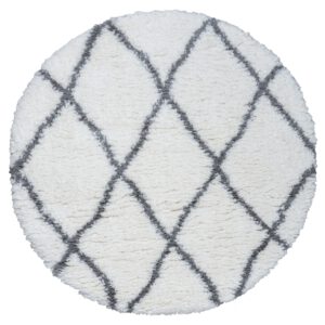 Vloerkleed Jeffie Cream Rond ø80 cm