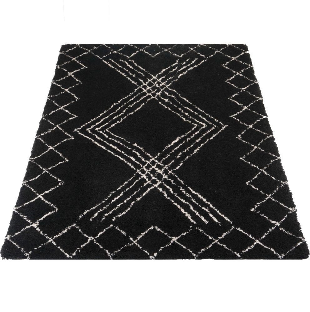 Vloerkleed Jim Black 160 x 230 cm
