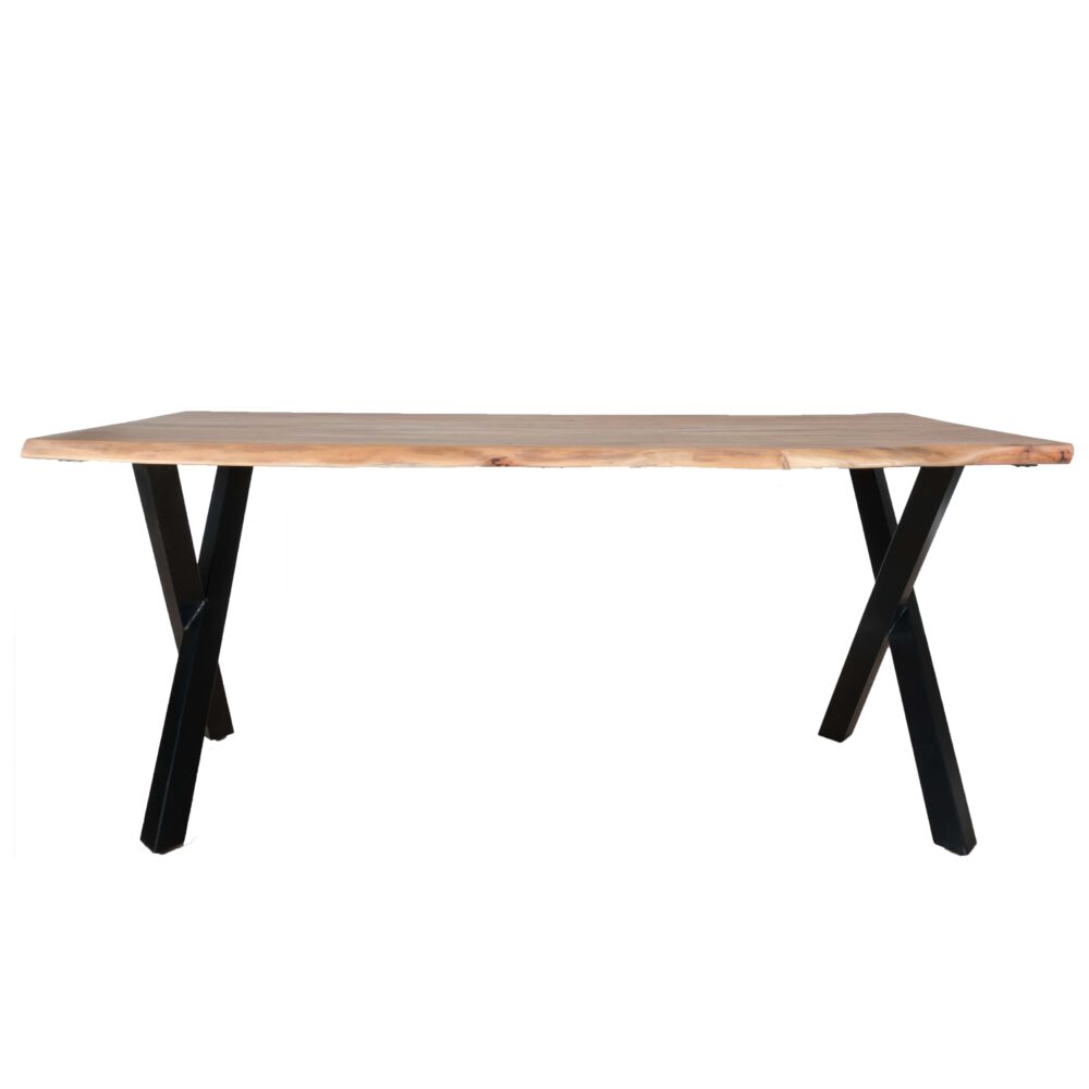Eettafel Pluma 220 cm - Boomstamblad