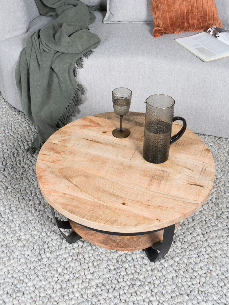 Salontafel Cilamon Hout - 70 cm