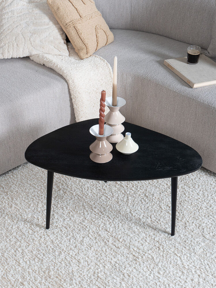 Salontafel Manon Zwart 80 x 50 cm