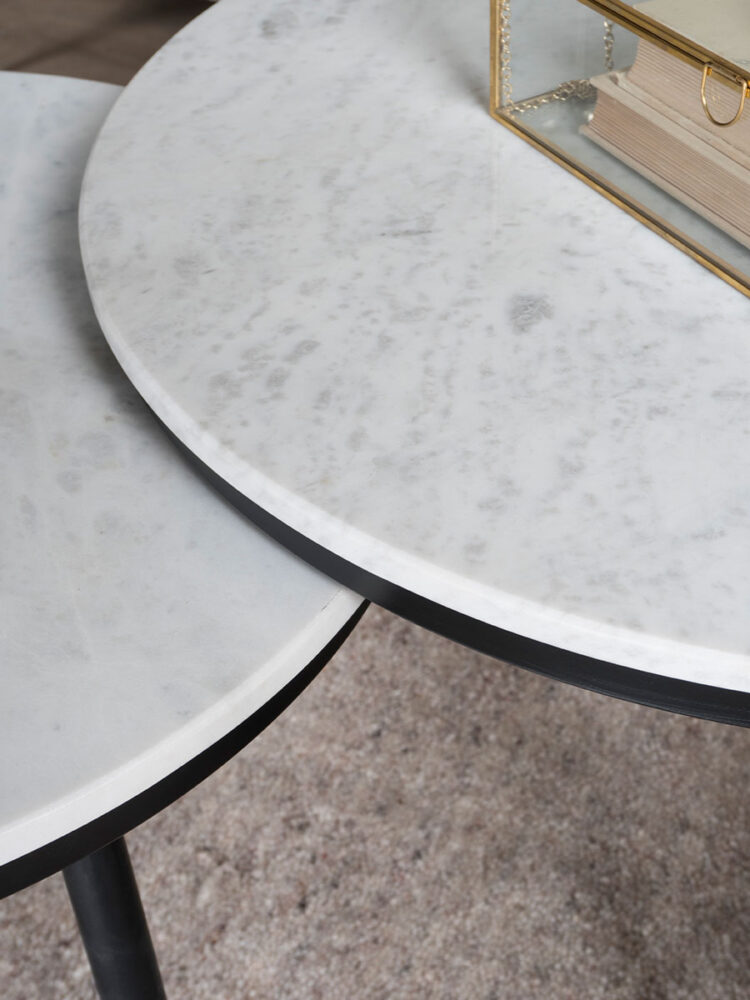 Salontafel Melle - Marmer - 65 cm - Afbeelding 7