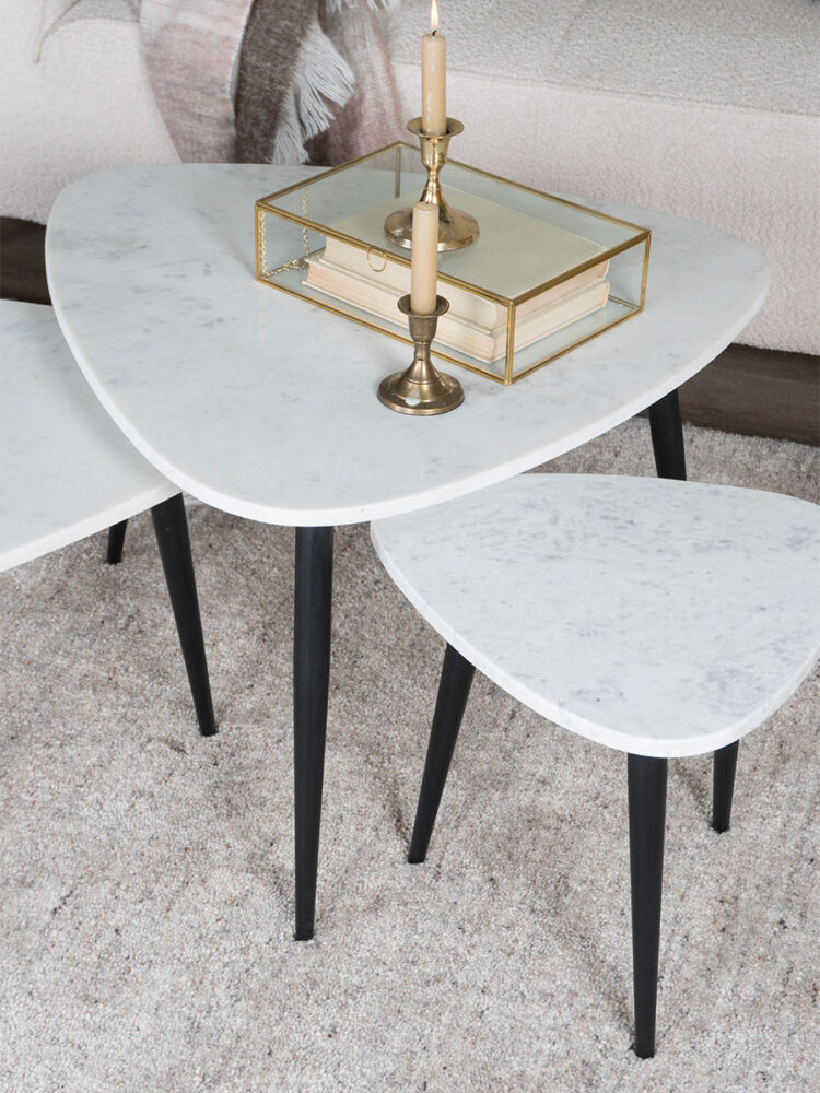 Salontafel Milou - Marmer - 40 cm - Afbeelding 6