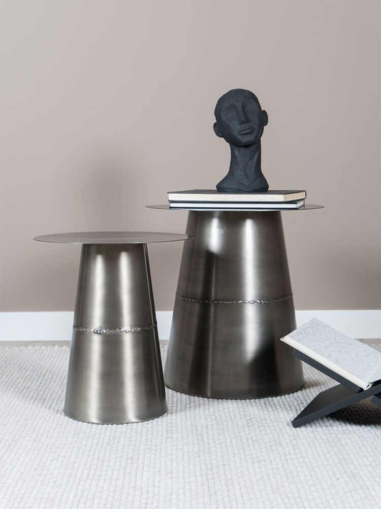 Salontafel Comterra - 49 x 49 cm - Zinc
