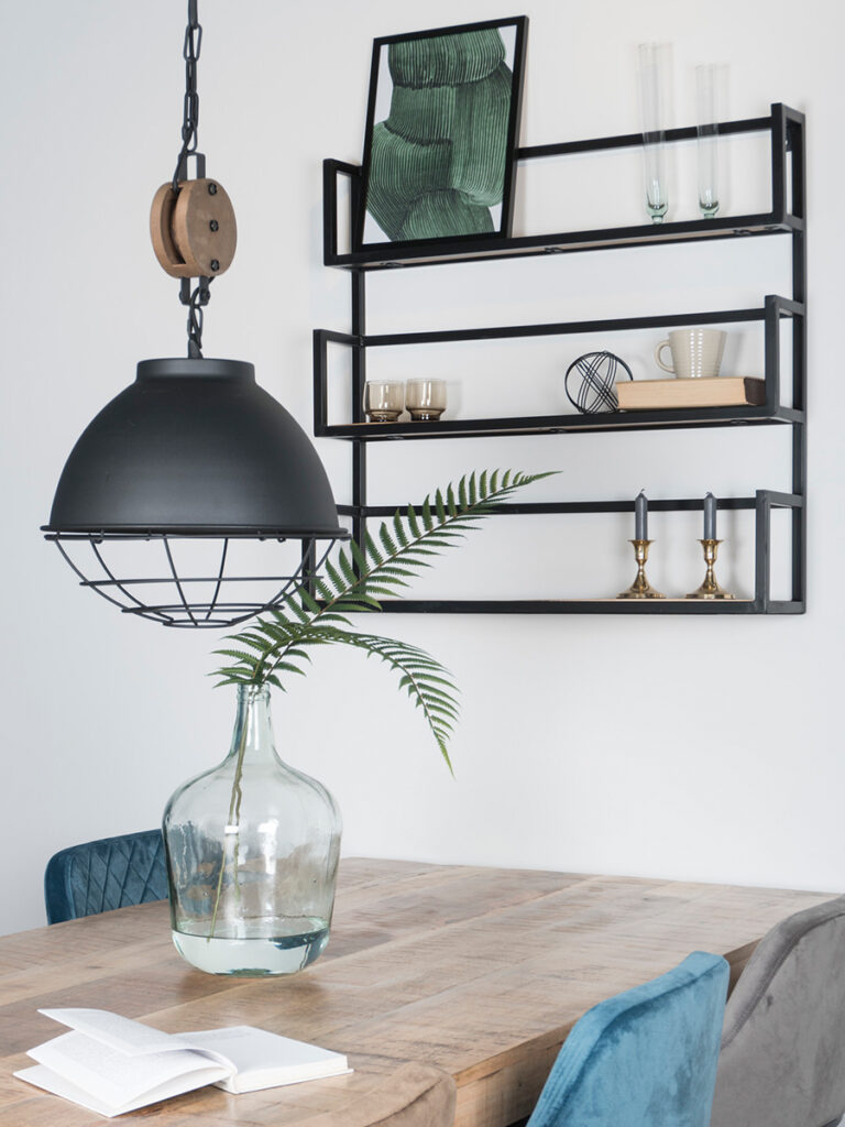 Hanglamp Burns Black