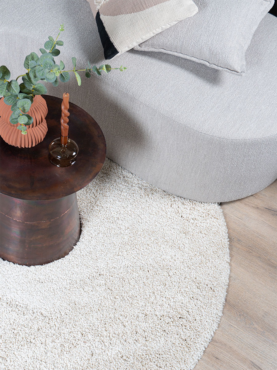 Karpet Rome Creme Rond ø200 cm