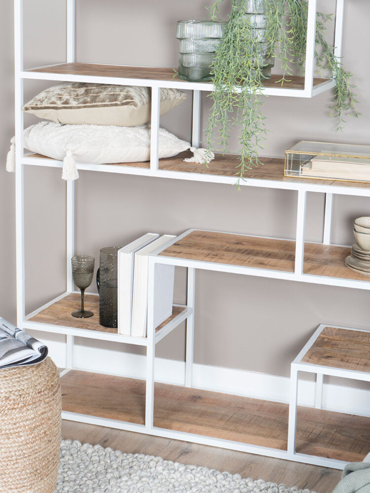 Vakkenkast Huub Wit 175 x 145 cm - Roomdivider