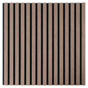 Akoestisch Wandpaneel Walnoot - 2 Stuks - 60 x 60 x 2.2 cm - Lattenwand