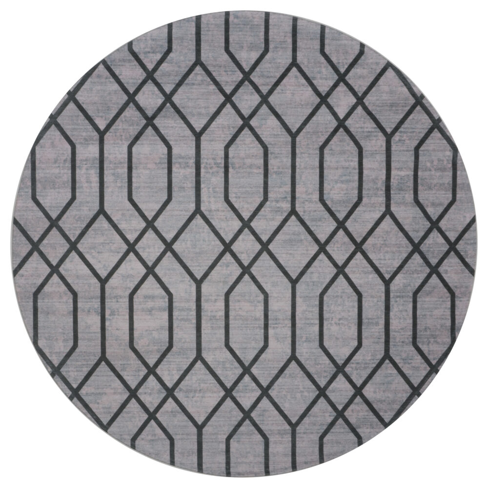 Vloerkleed Pattern Rond Groen ø200 cm