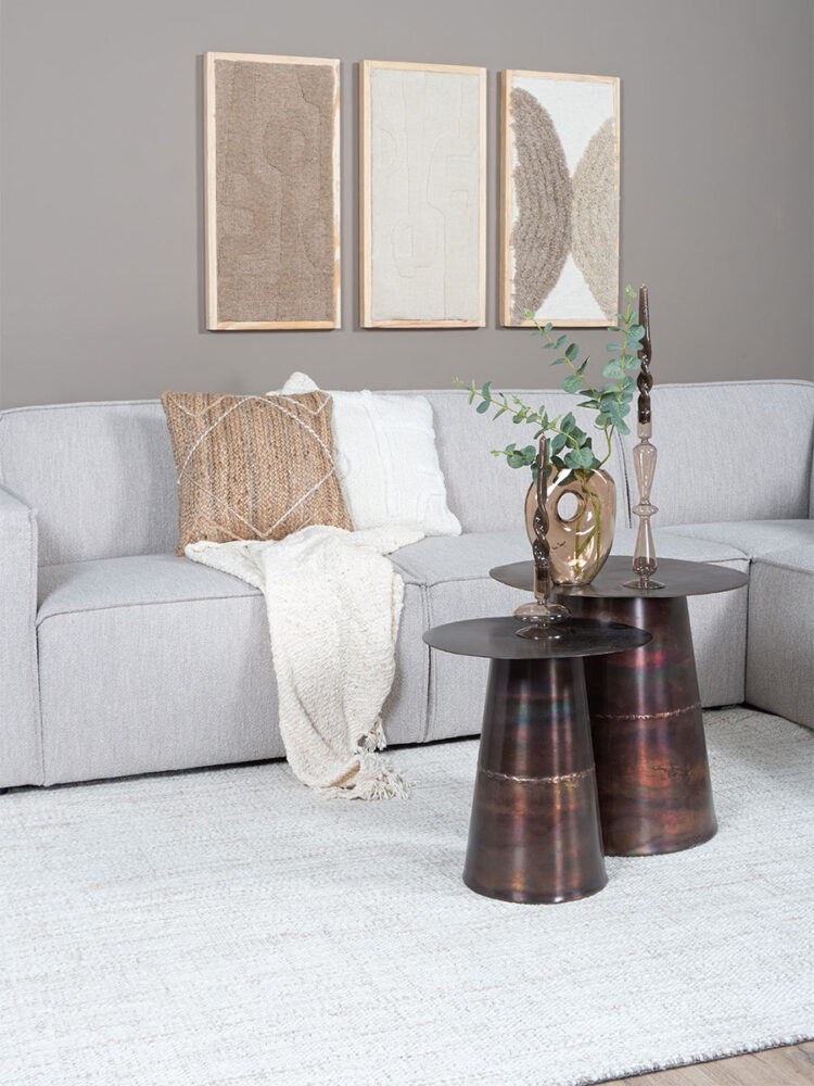 Vloerkleed Cross Light Beige - 300 x 400 cm