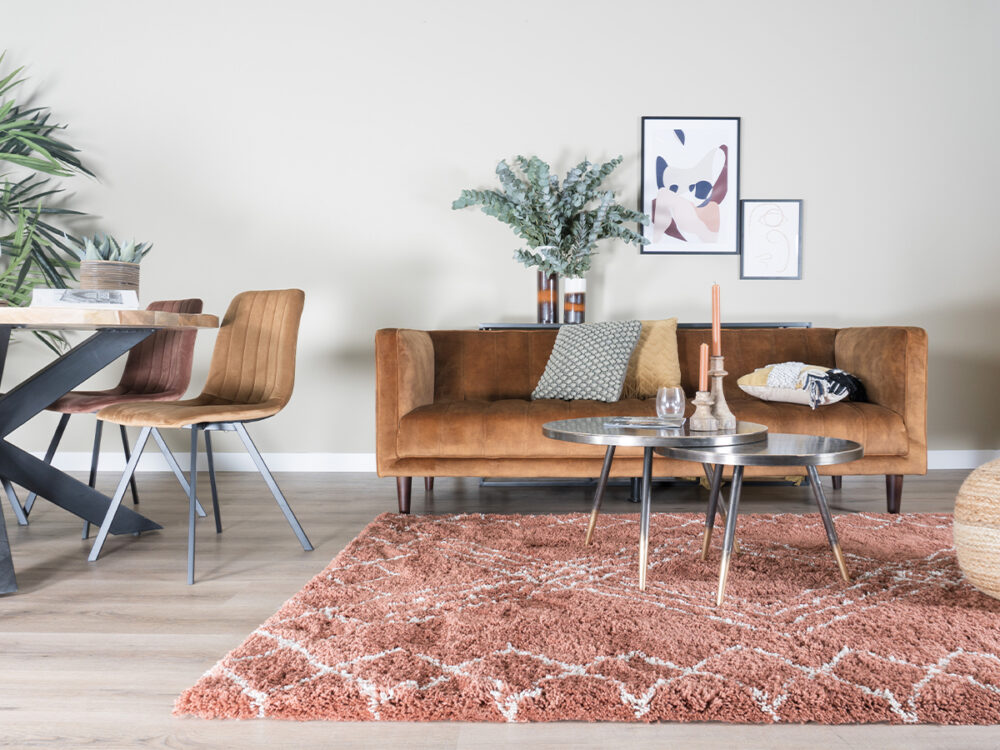 Vloerkleed Jim Terra 200 x 280 cm