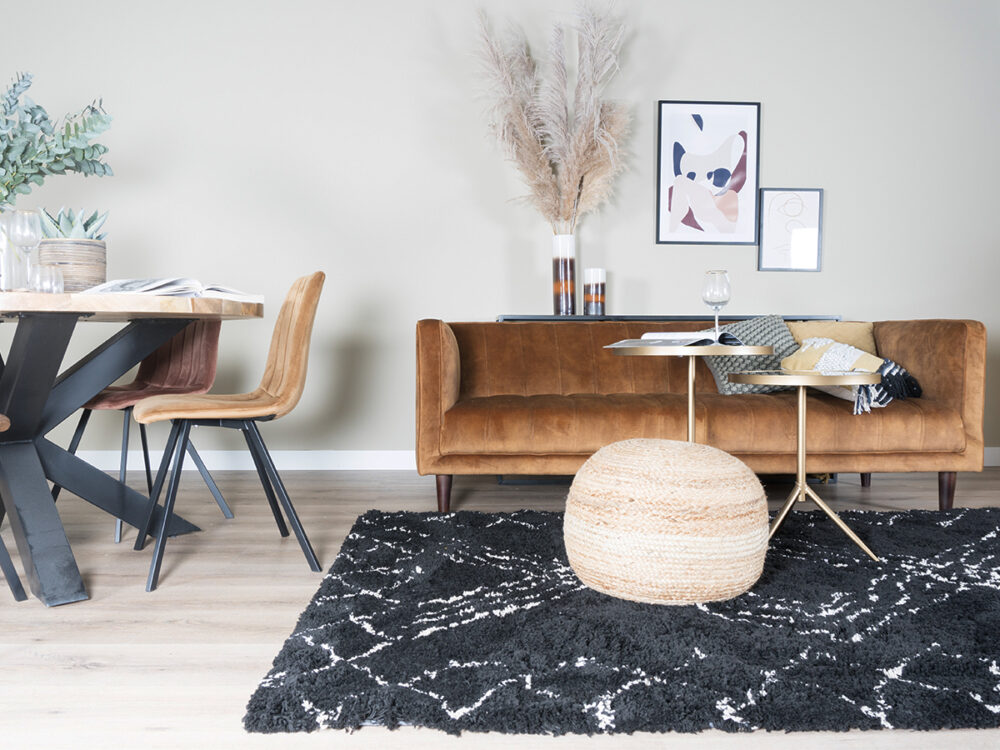 Vloerkleed Jim Black 160 x 230 cm - Afbeelding 6