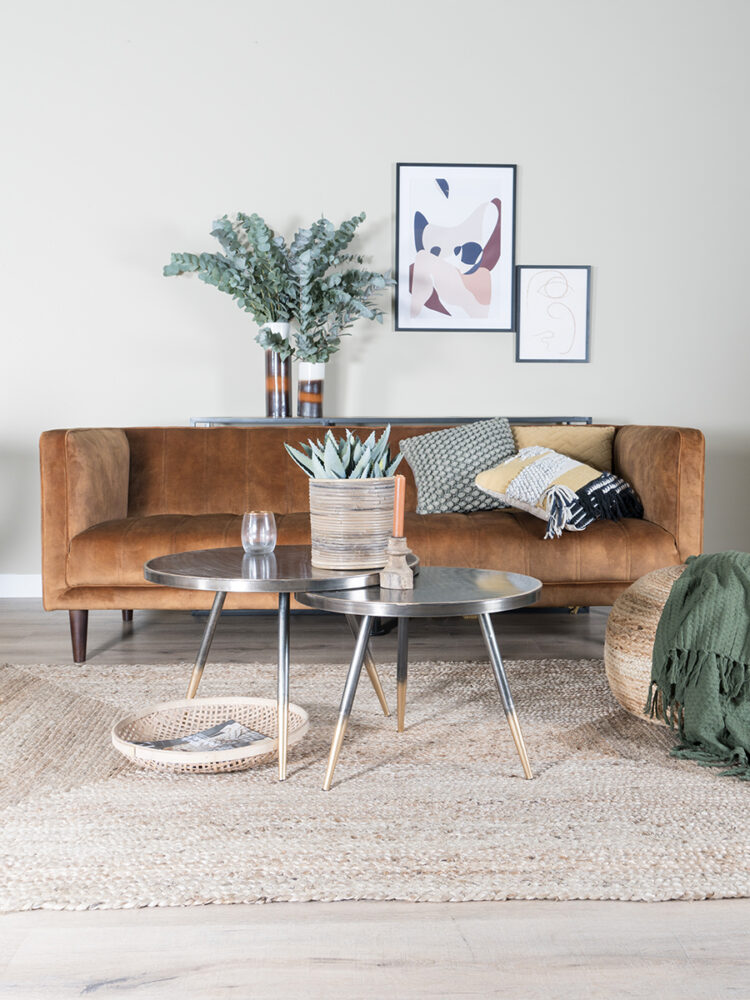 Vloerkleed Jute Naturel 160 x 230 cm - Afbeelding 7
