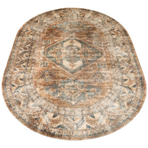 Vloerkleed Laria Blue 1 - Ovaal 200 x 290 cm