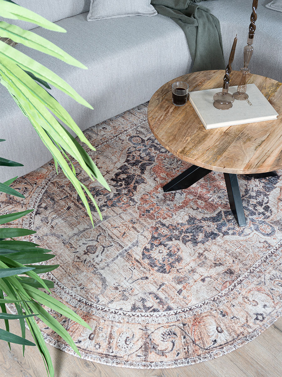 Vloerkleed Mahal Beige 00 - Ovaal 200 x 290 cm