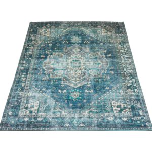 Vloerkleed Nora Petrol 160 x 230 cm