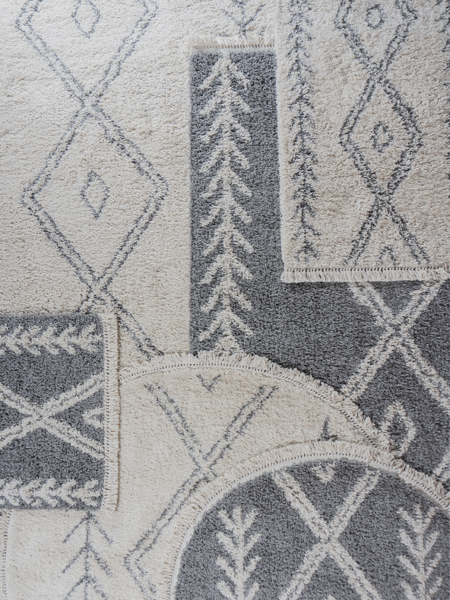 Vloerkleed Rabat Cream Rond ø80 cm