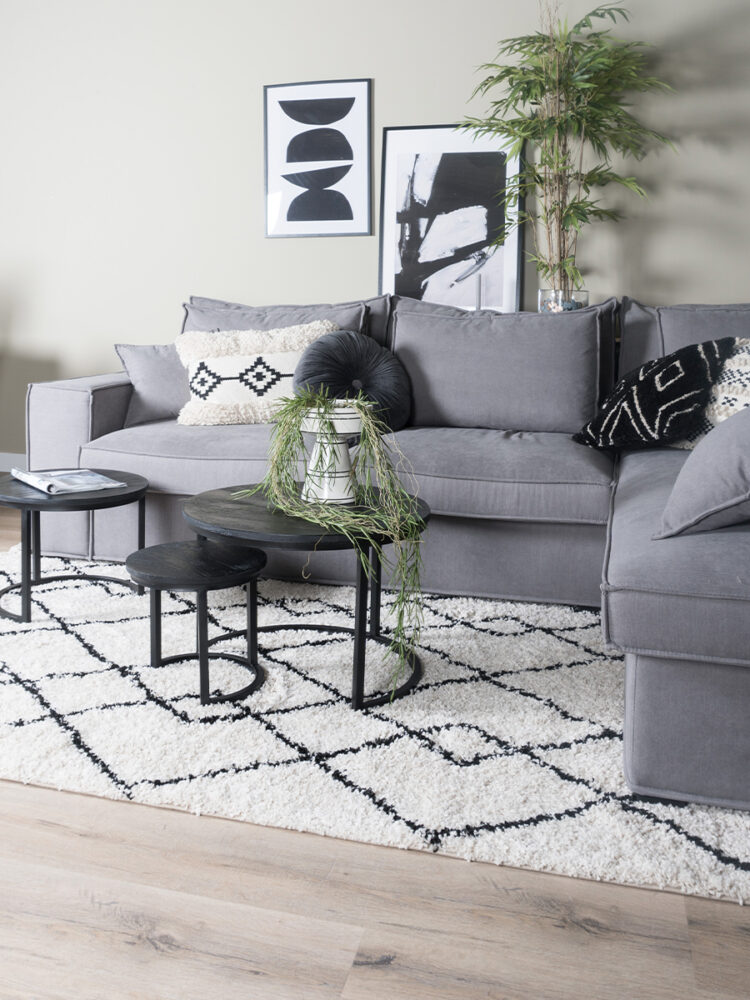 Vloerkleed Medina Cream 160 x 230 cm