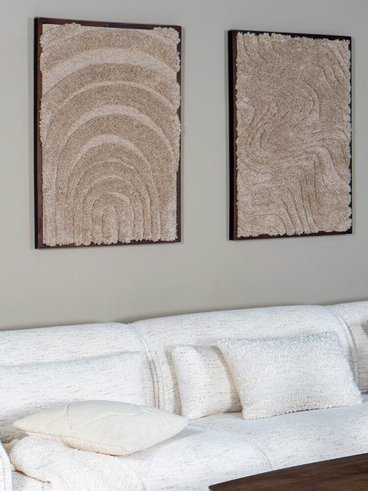 Wanddecoratie Demi - Wool Hanging 70 x 100 cm