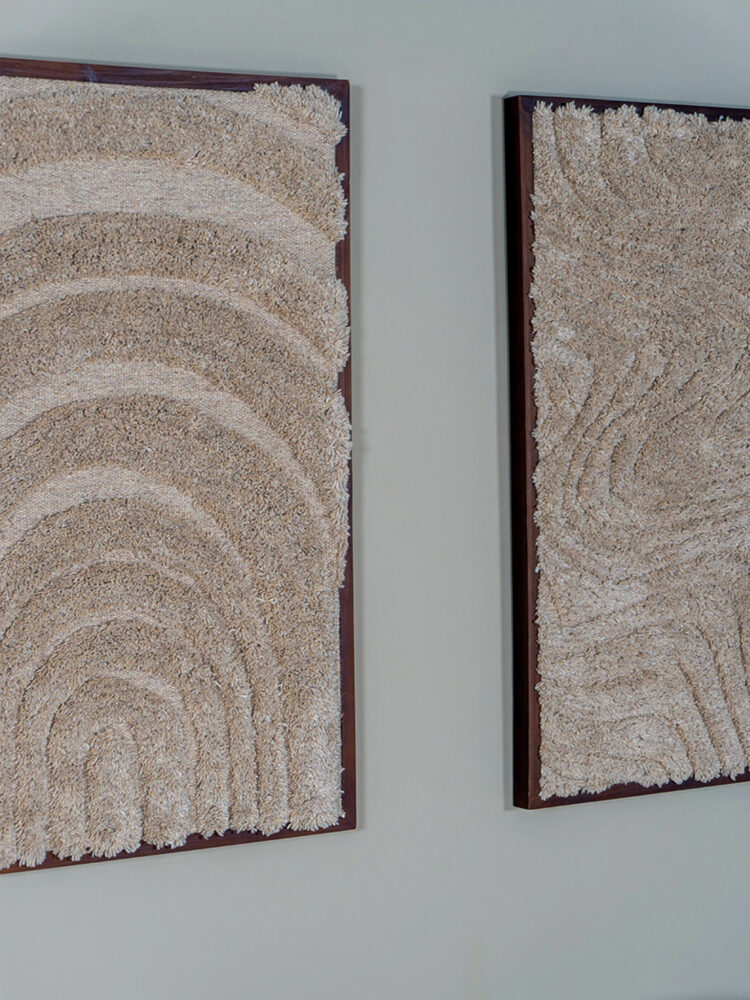 Wanddecoratie Demi - Wool Hanging 70 x 100 cm