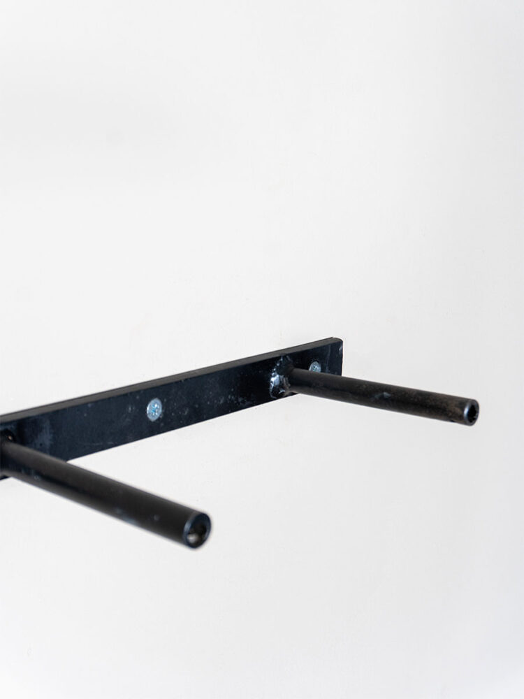 Wandplank Pure Zwart Mangohout - Set van 3 Groot
