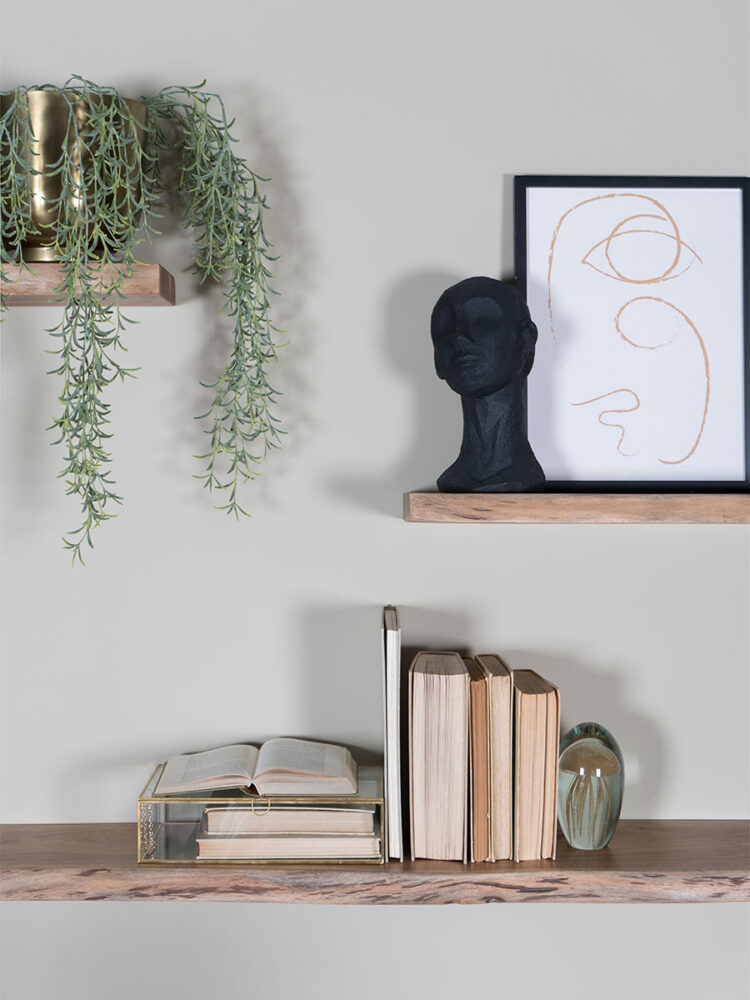 Wandplank Pure Acaciahout 40 cm