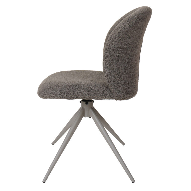 Eetkamerstoel Cosmo - Bouclé - Brown