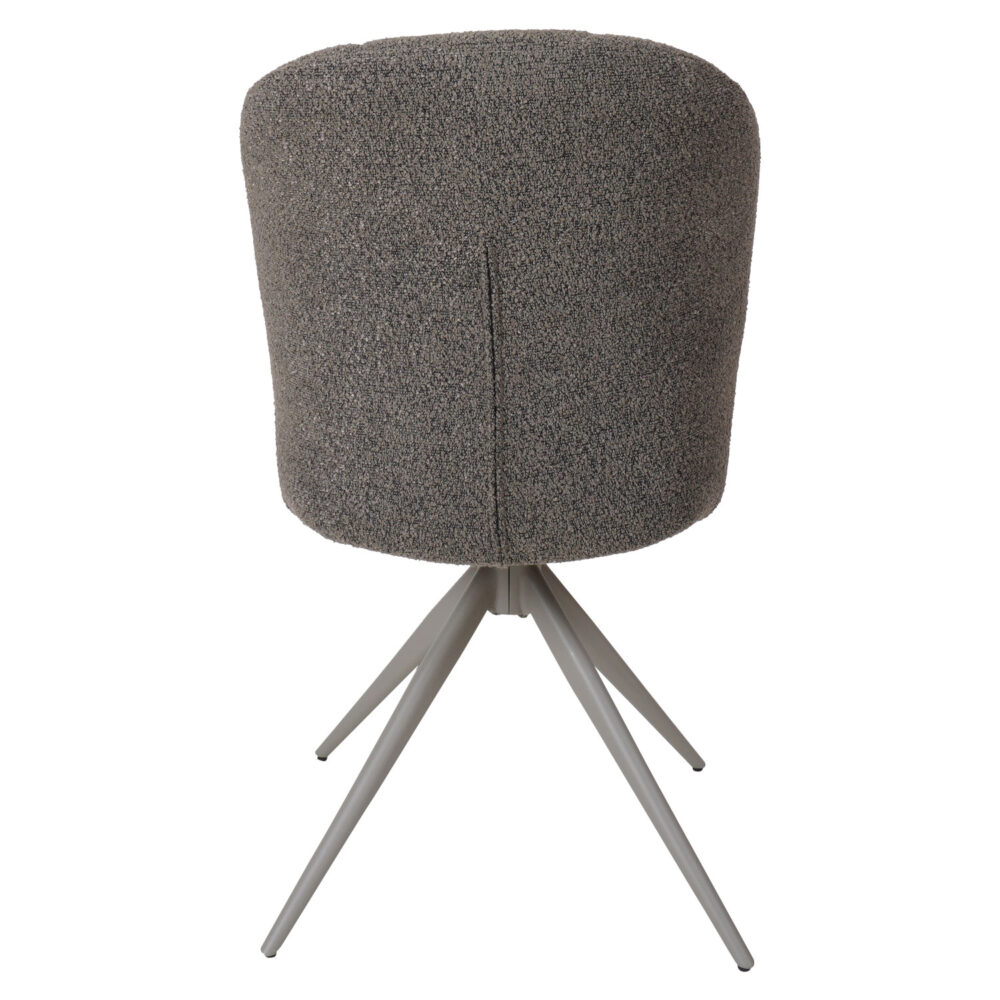 Eetkamerstoel Cosmo - Bouclé - Brown