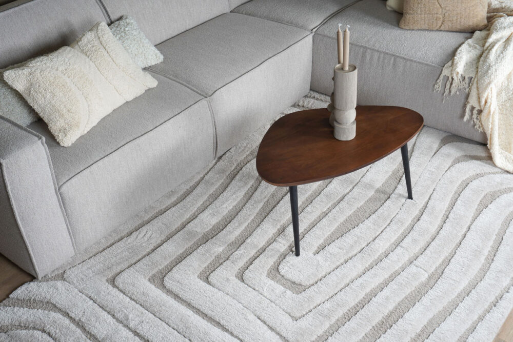 Vloerkleed Lima Beige 240 x 340 cm
