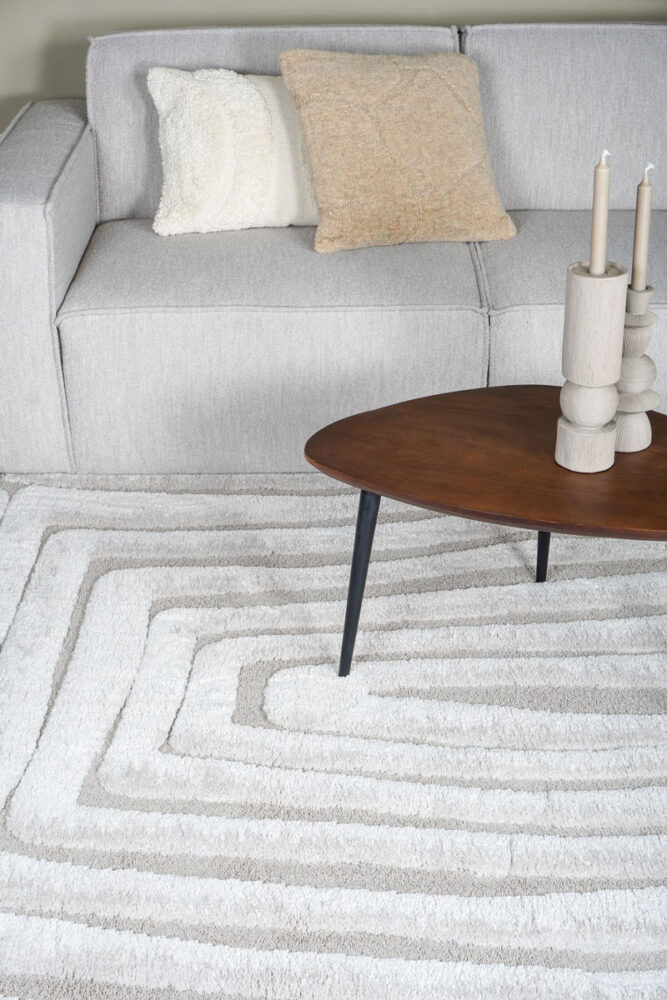 Vloerkleed Lima Beige 240 x 340 cm