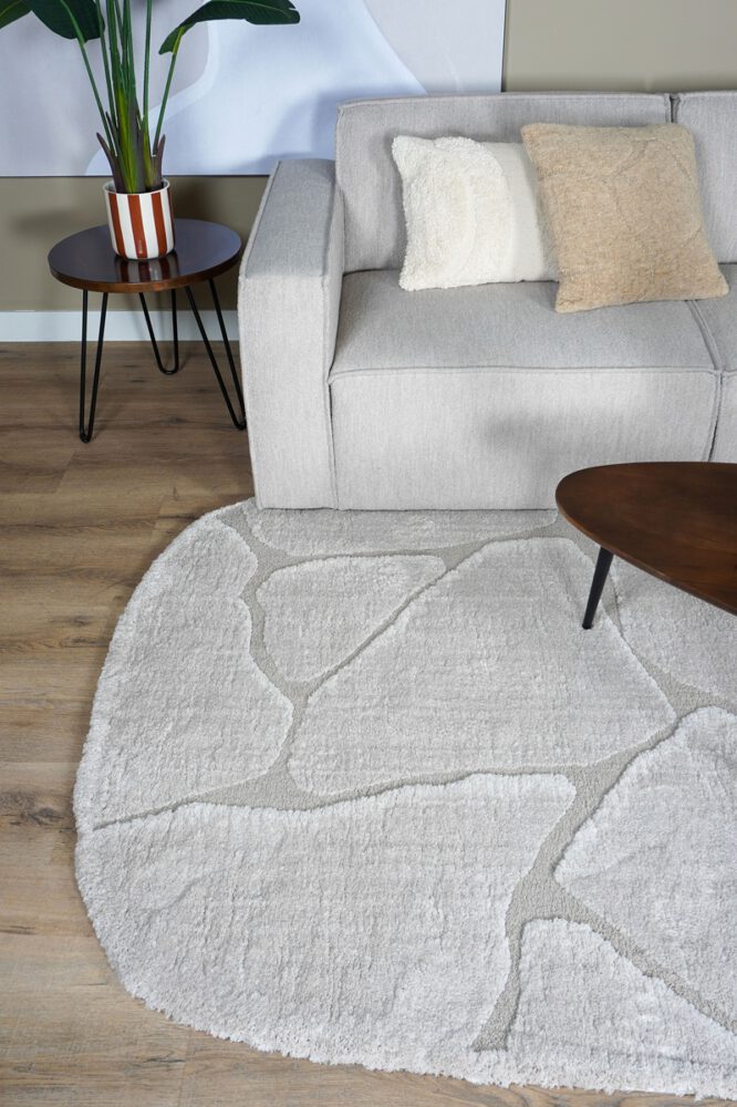 Vloerkleed Macy Beige - Rounded Corners 200 x 290 cm