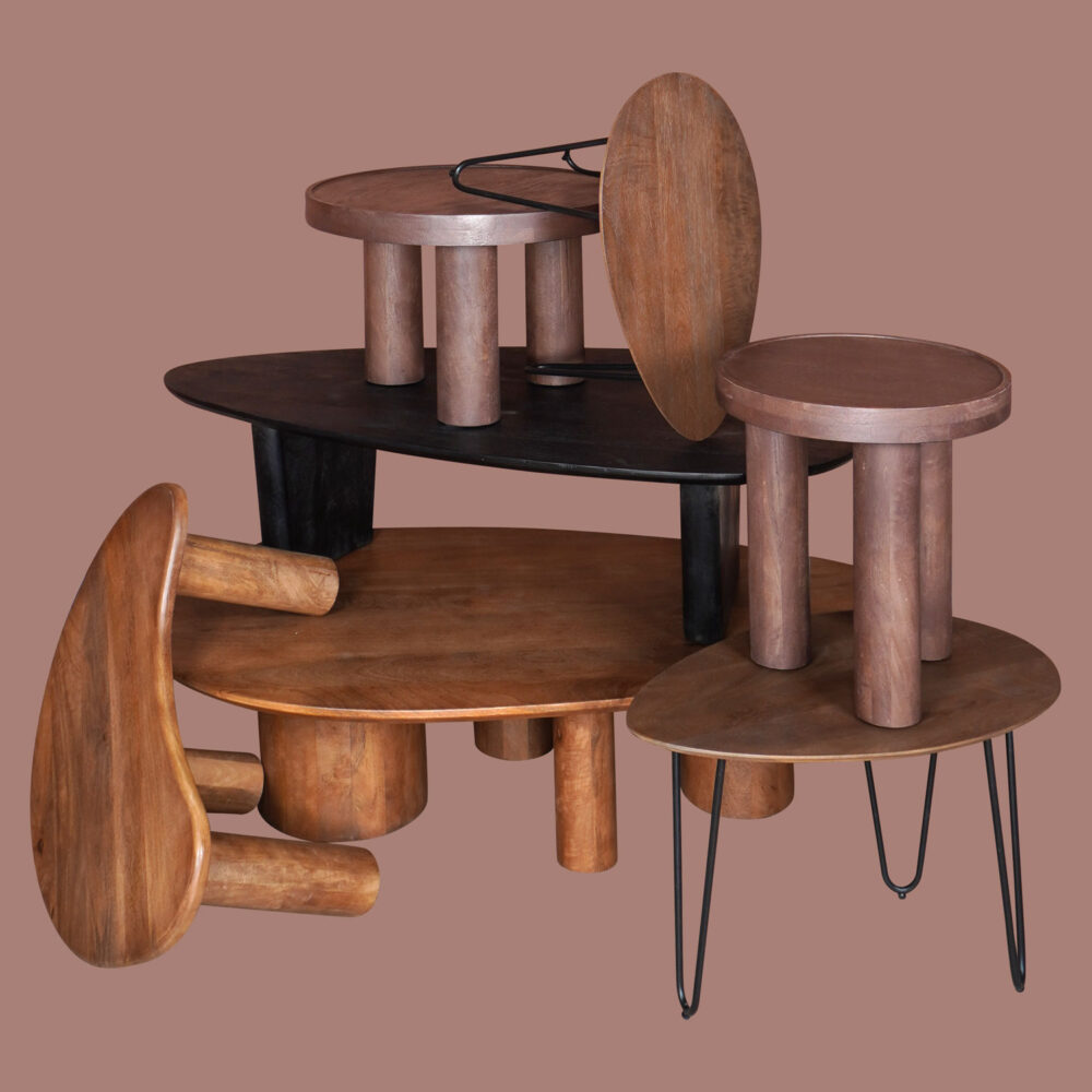 Salontafel Amir 140 x 80 cm - Mangohout