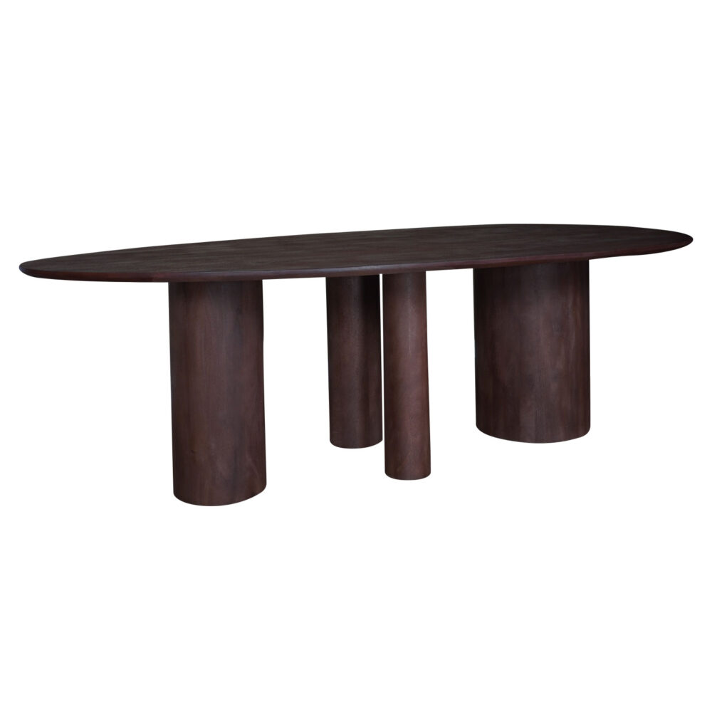 Eettafel Amir 240 x 120 cm - Espresso Mangohout